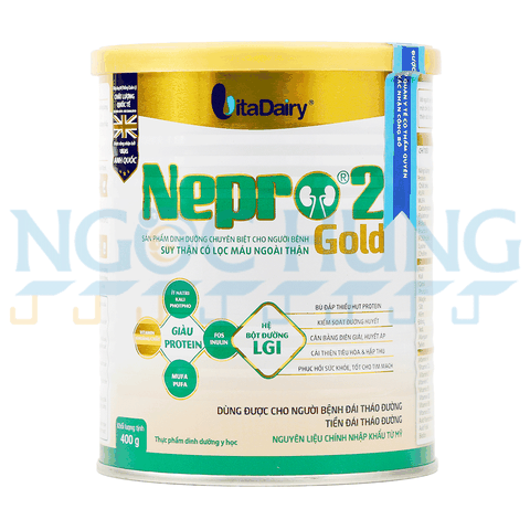 Sữa bột Vitadairy Nepro Gold 2 400g (dành cho người bệnh đã chạy thận)