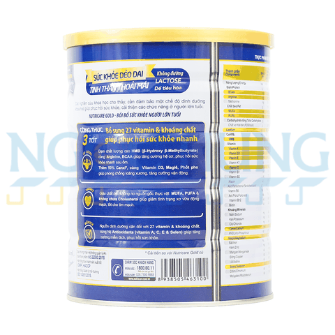 Sữa bột NutriCare Gold 900g