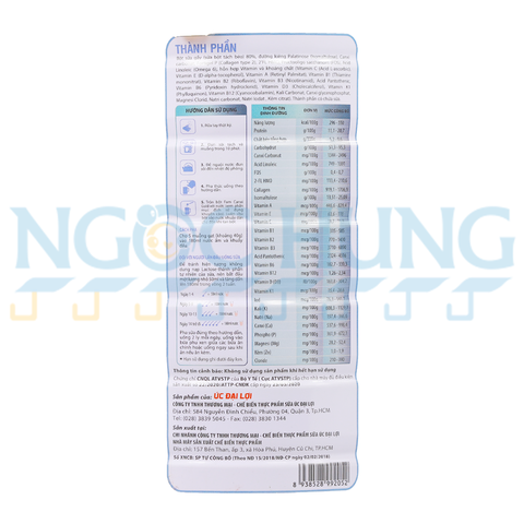 Sữa bột AV Milk Nano Canxi Gold 850g