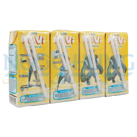 sữa chua uống tiệt trùng Nuvi sữa lắc trái cây 180ml