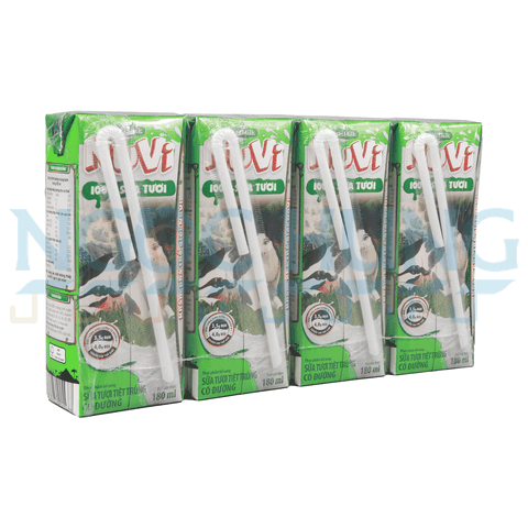 Sữa nước Nuvi 100% sữa tươi có đường 180ml