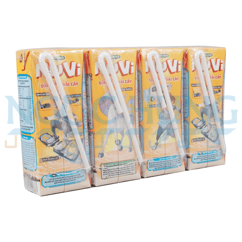 sữa chua uống tiệt trùng Nuvi cam 180ml