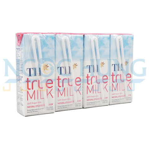 Sữa nước TH Truemilk vị dâu 180ml