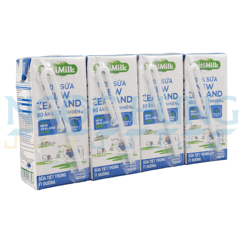 Sữa nước NutiMilk New Zealand ít đường 180ml