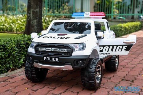 Xe ô tô điện cảnh sát cho bé 9588