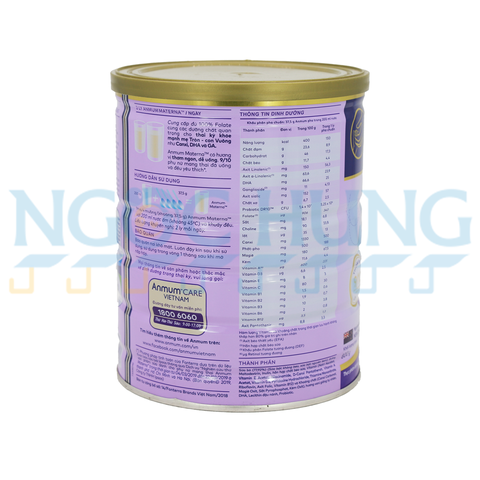 Sữa bột Anmum Materna hương vani 800g