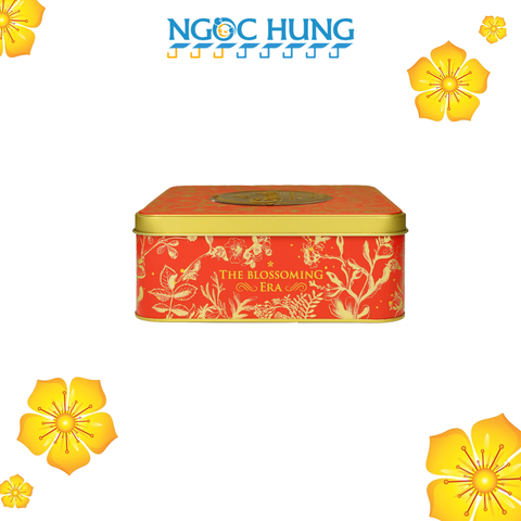 Bánh Goute mè giòn tan hộp thiếc The blossoming Era 237,6g (12 gói x 19,8g)