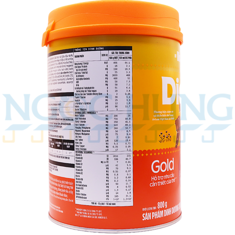 Sữa bột Dielac Gold 2 800g