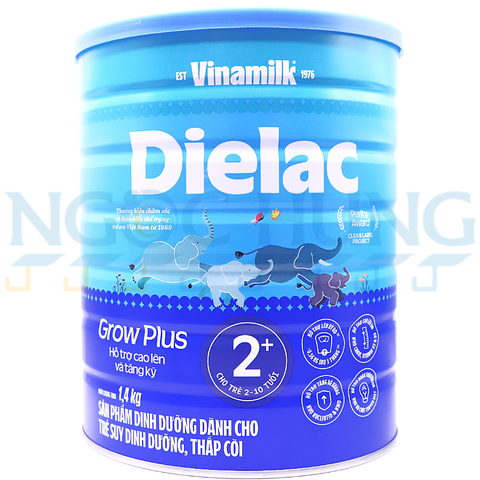 Dielac Growplus 2+ 1.4kg  (2-6 tuổi)