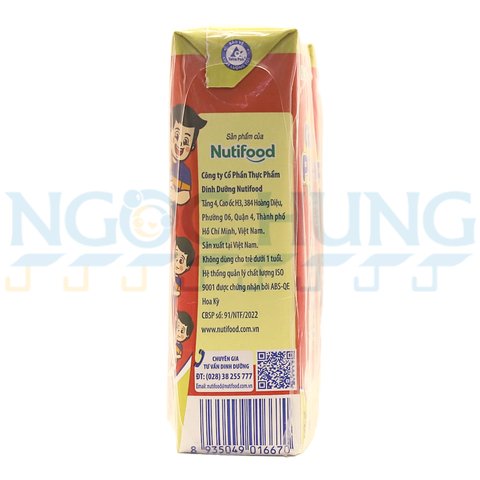 Sữa nước Nutifood Grow Plus+ đỏ 180ml - mới