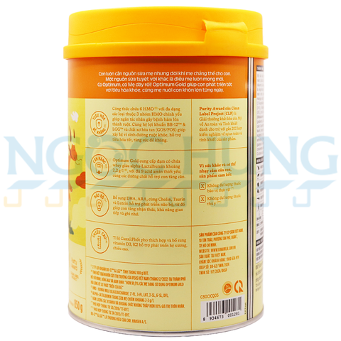 Sữa bột Optimum Gold 3 850g ( 1-2 tuổi)