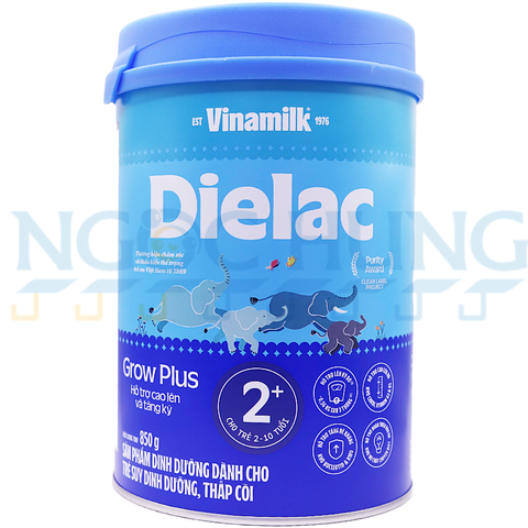 Sữa bột Dielac Growplus 2+ 850g (2-6 tuổi)