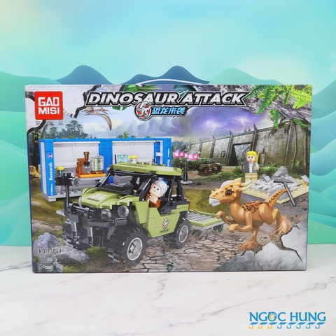Hộp lego khủng long Dinosaur Attack T1049