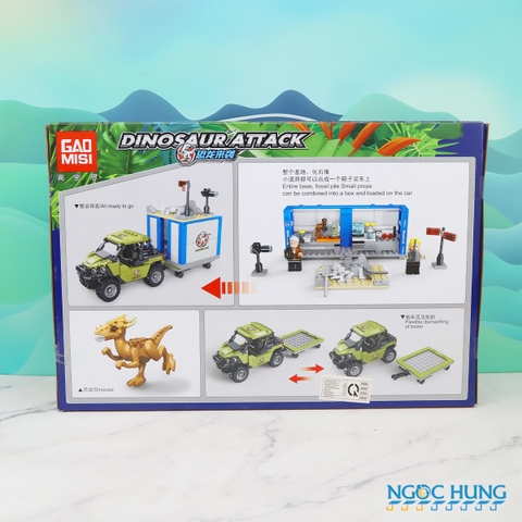 Hộp lego khủng long Dinosaur Attack T1049