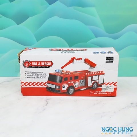 Hộp xe cứu hoả thang pin TX-823