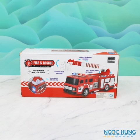 Hộp xe cứu hoả thang pin TX-823