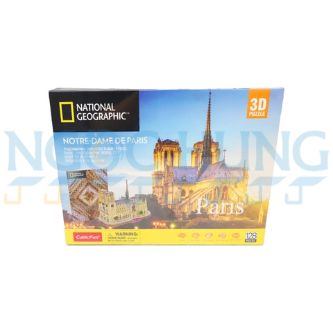Đồ chơi xếp hình 3D Nat Geo: Nhà Thờ Đức Bà Paris DS0986H