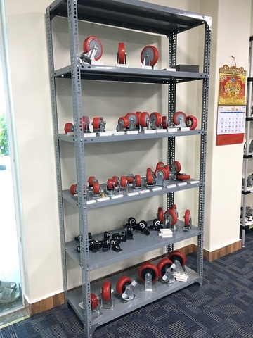 Giá kệ sắt V lỗ 6 Tầng, Kệ để đồ sắt, Dài 2m x Sâu 0.4m x Cao 2m, Có thanh chắn