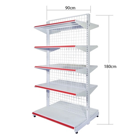 Kệ Siêu Thị Đôi, Giá Kệ Đôi Siêu Thị 5 Tầng, Dài 70 x Sâu 70 x Cao 180 cm
