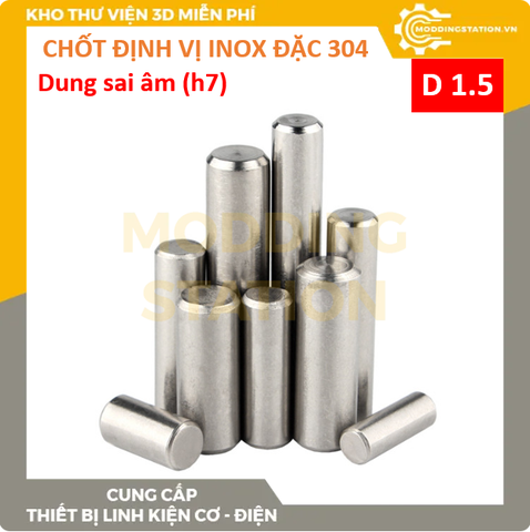 Chốt định vị D1.5 (h7)