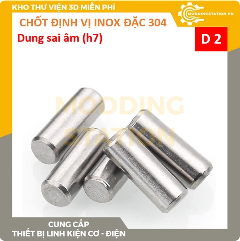 Chốt định vị D2 (h7)