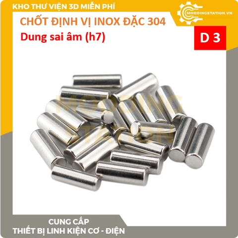 Chốt định vị D3 (h7)