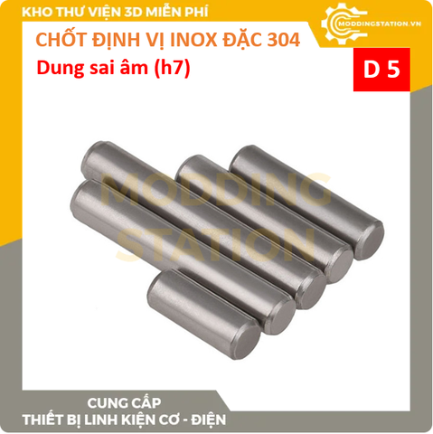 Chốt định vị D5 (h7)