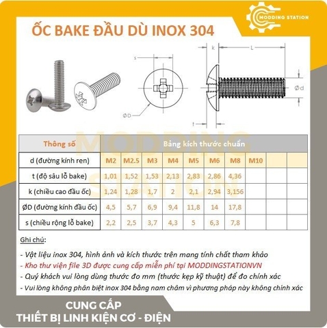Ốc Bake đầu dù
