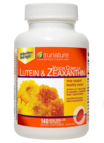 Trunature Viên Uống Bổ Mắt Lutein & Zeaxanthin - Mỹ (140 Viên) - Tăng thị lực, bảo vệ mắt, giảm mỏi mắt