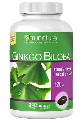 Viên Uống Hỗ Trợ Tuần Hoàn Não Và Trí Nhớ Ginkgo Biloba Trunature 120mg - 340 Viên