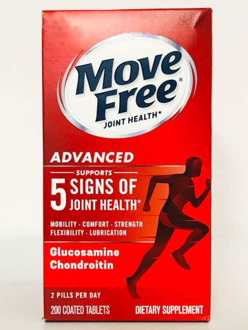 Viên bổ khớp Schiff Move Free Advanced Glucosamine Chondroitin 200 viên