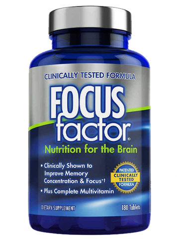 Viên Uống Vitamin Bổ Não Nutrition For The Brain Focus Factor  - Mỹ (180 Viên) - Tốt cho não, trí nhớ
