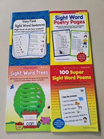 Sight Words 4 cuốn ofset