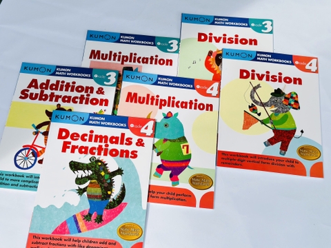 KUMON Số Học Nhật Bản - 10 Quyển