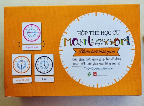ĐINH TỊ - Thẻ học cụ Motesori: Nhận biết thời gian