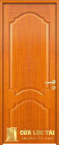 Cửa gỗ HDF veneer 2B-xoan đào