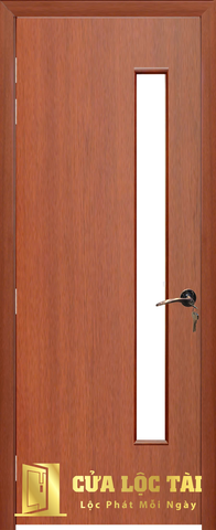 Cửa gỗ công nghiệp MDF veneer P1G1-Sapele