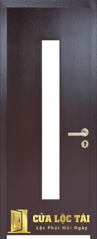 Cửa gỗ công nghiệp MDF veneer P1R2-căm xe đen