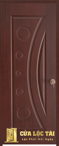 Cửa gỗ HDF veneer 1K-Căm xe