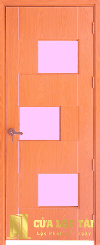 Cửa gỗ công nghiệp MDF veneer P103-Sồi