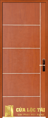 Cửa gỗ công nghiệp MDF veneer P1G1-xoan đào
