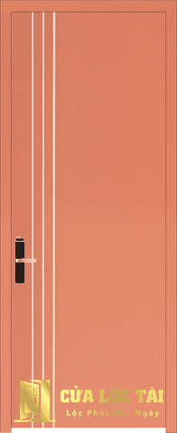 Cửa gỗ công nghiệp MDF veneer P1R3-xoan đào
