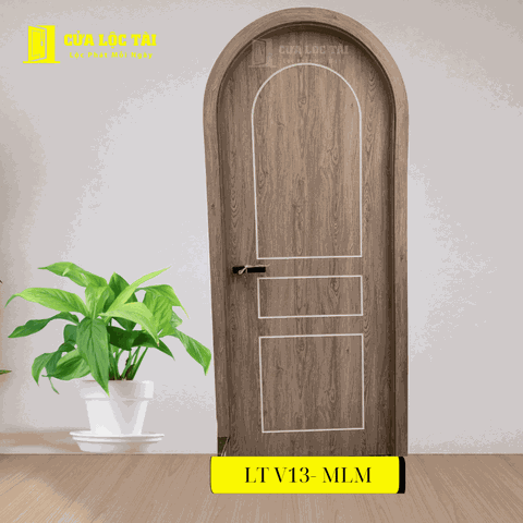Cửa vòm gỗ công nghiệp V13A - MLM