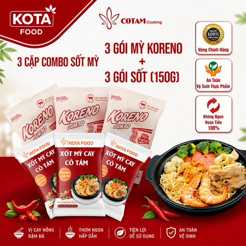 3 COMBO mỳ cay