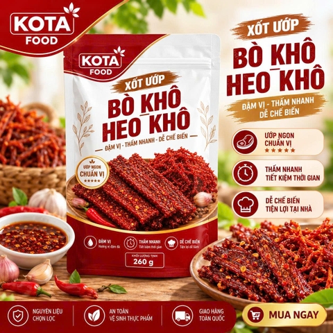 Xốt Ướp Bò Khô, Heo Khô 260G