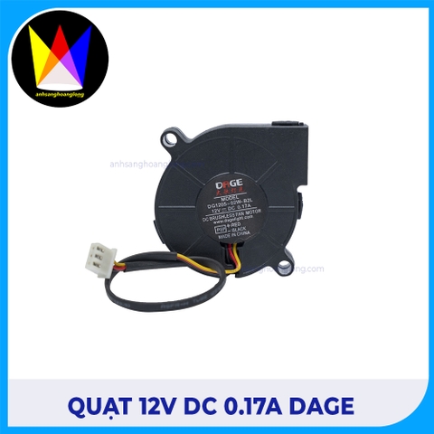 Quạt 12v DC 0.17A DAGE