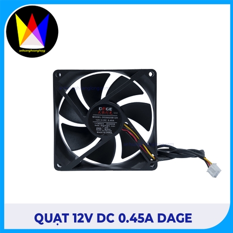 Quạt 12v DC 0.45A DAGE