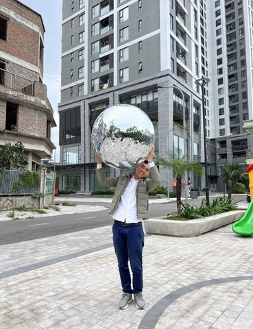 Quả Cầu Gương - Quả Trái Trâu 80cm