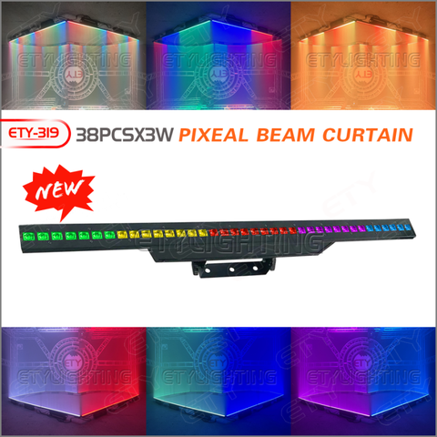 ETY-319 38PCS*3W Pixel Beam Curtain