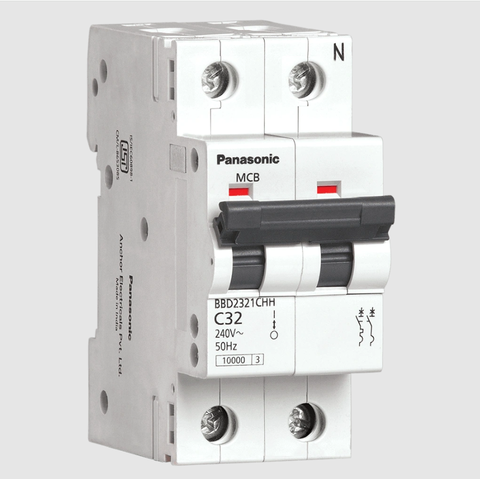 Aptomat MCB 2P 20A 25A 32A 10kA Panasonic